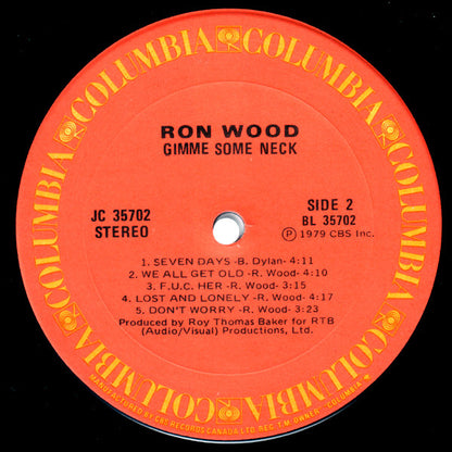 Ron Wood – Gimme Some Neck (Used vinyl)