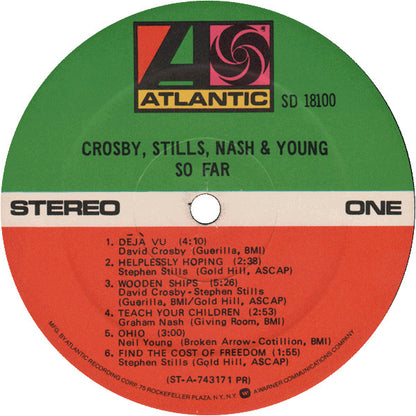 Crosby, Stills, Nash & Young – So Far (Used vinyl)