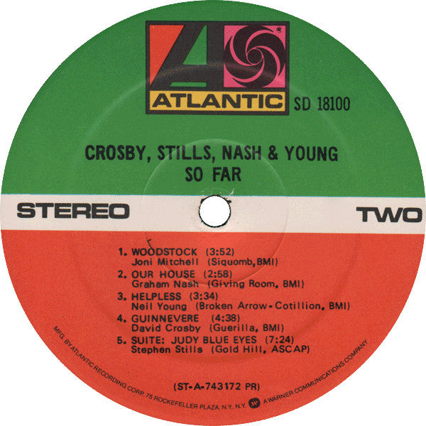 Crosby, Stills, Nash & Young – So Far (Used vinyl)