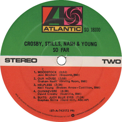 Crosby, Stills, Nash & Young – So Far (Used vinyl)