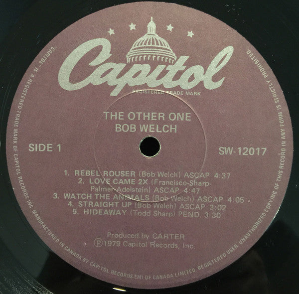 Bob Welch – The Other One (Used vinyl)