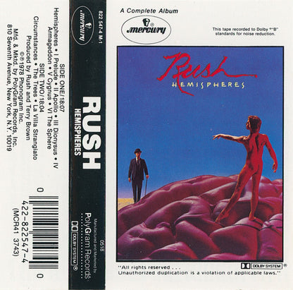Rush – Hemispheres (Used cassette)