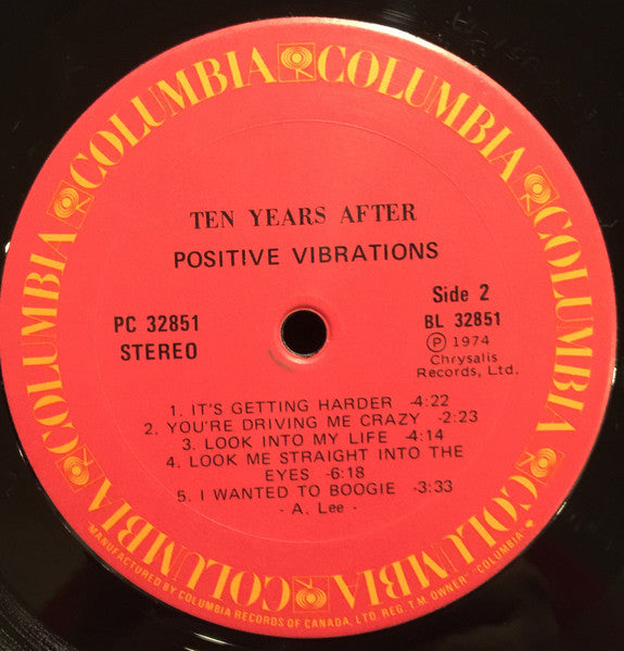Ten Years After – Positive Vibrations (Used vinyl)