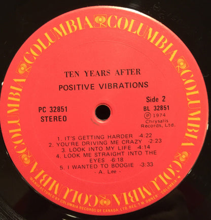 Ten Years After – Positive Vibrations (Used vinyl)