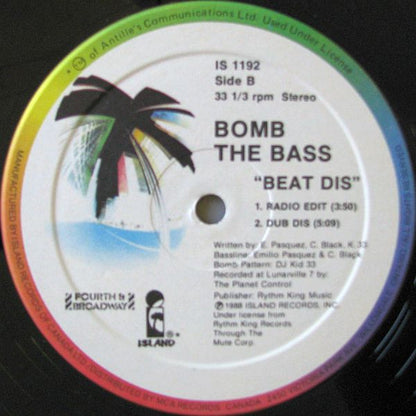Bomb The Bass – Beat Dis (Used vinyl)
