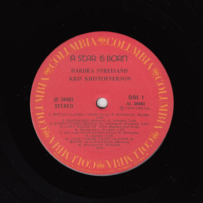 Streisand, Kristofferson – A Star Is Born (Used vinyl)