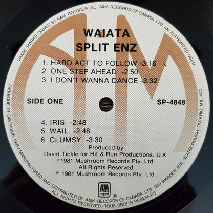 Split Enz – Waiata (Used vinly)