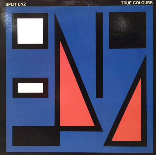 Split Enz – True Colours (Etched - Blue Cover) (Used vinyl)