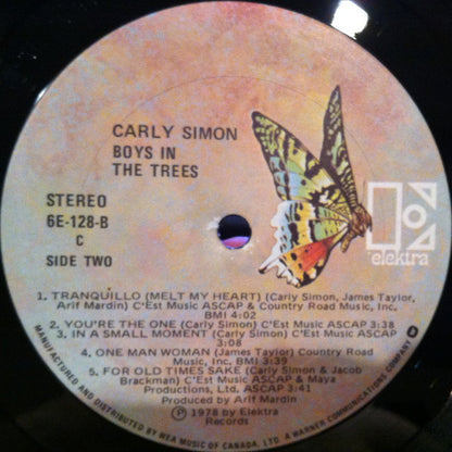 Carly Simon – Boys In The Trees (Used vinyl)