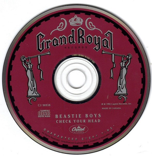 Beastie Boys – Check Your Head (Used cd)