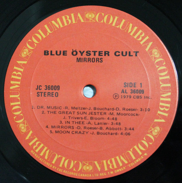 Blue Öyster Cult – Mirrors (Used vinyl)