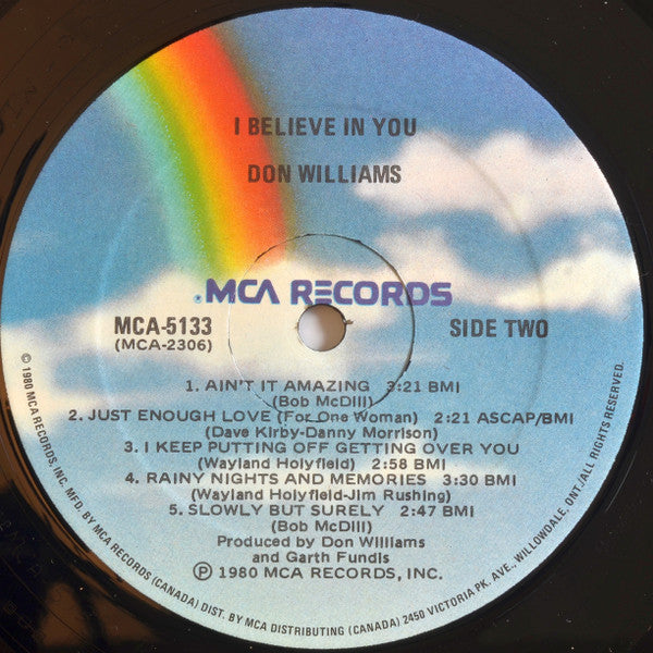 Don Williams – I Believe In You (Used vinyl)
