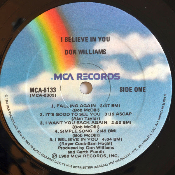 Don Williams – I Believe In You (Used vinyl)