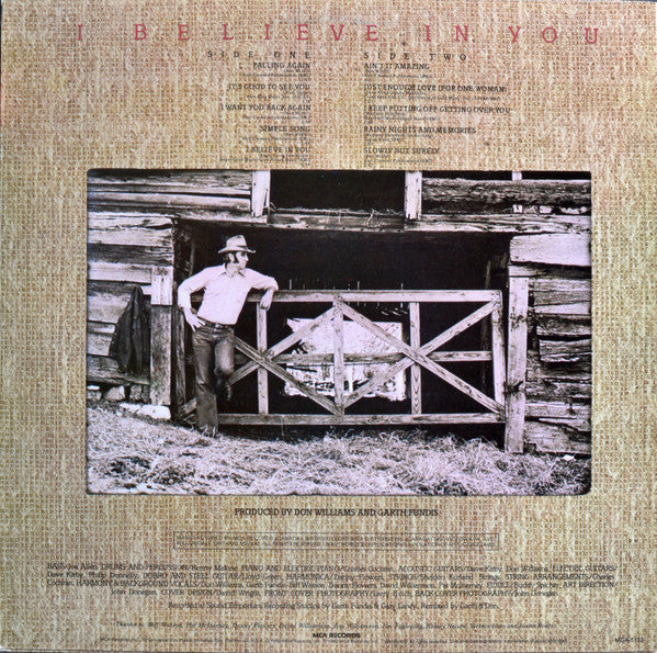 Don Williams – I Believe In You (Used vinyl)