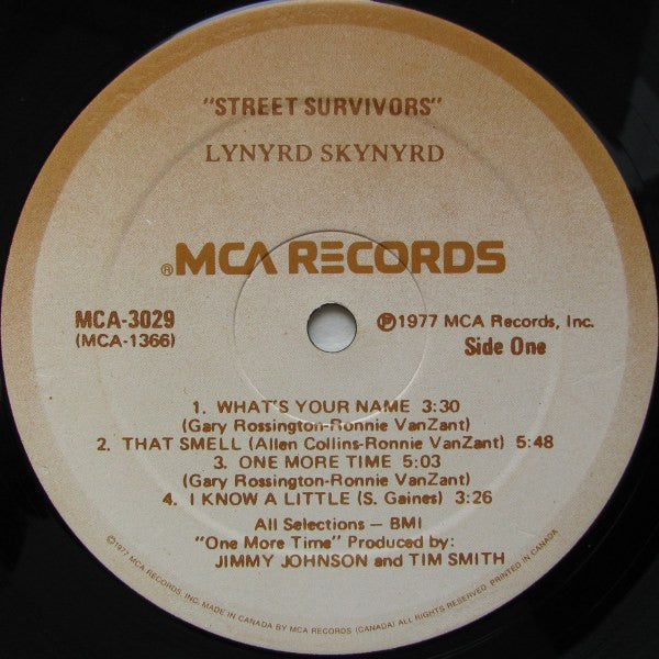 Lynyrd Skynyrd – Street Survivors (Used vinyl)