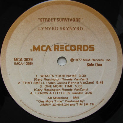 Lynyrd Skynyrd – Street Survivors (Used vinyl)