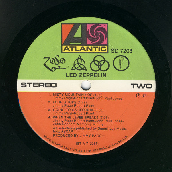 Led Zeppelin – Untitled (Used vinyl)