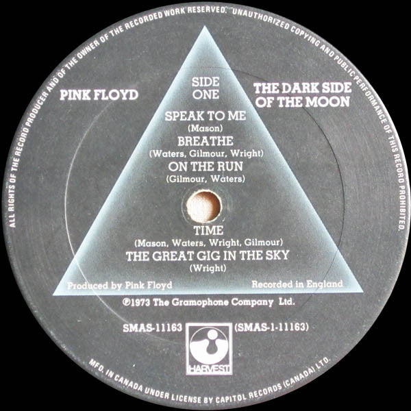 Pink Floyd – The Dark Side Of The Moon (used vinyl)
