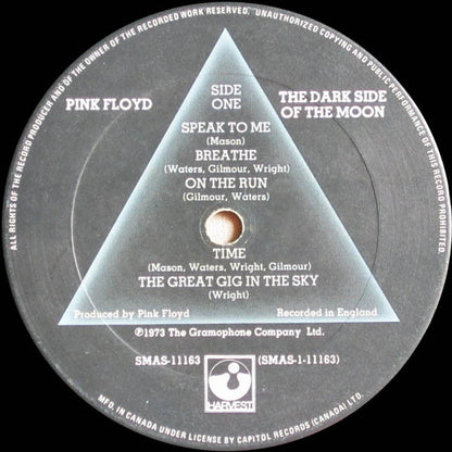 Pink Floyd – The Dark Side Of The Moon (used vinyl)