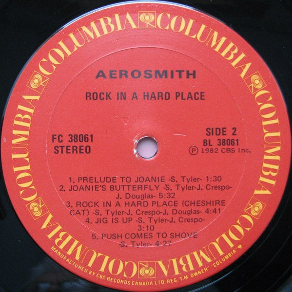 Aerosmith – Rock In A Hard Place (Used vinyl)