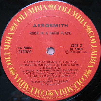 Aerosmith – Rock In A Hard Place (Used vinyl)
