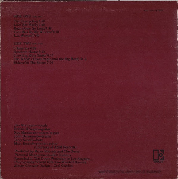 Doors – L.A. Woman (Used vinyl)