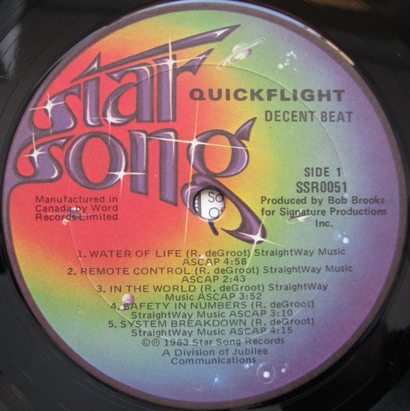Quickflight – Decent Beat (Used vinyl)