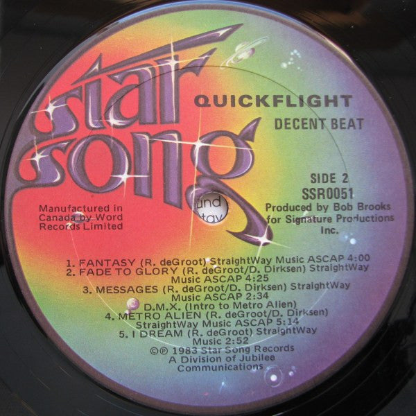 Quickflight – Decent Beat (Used vinyl)