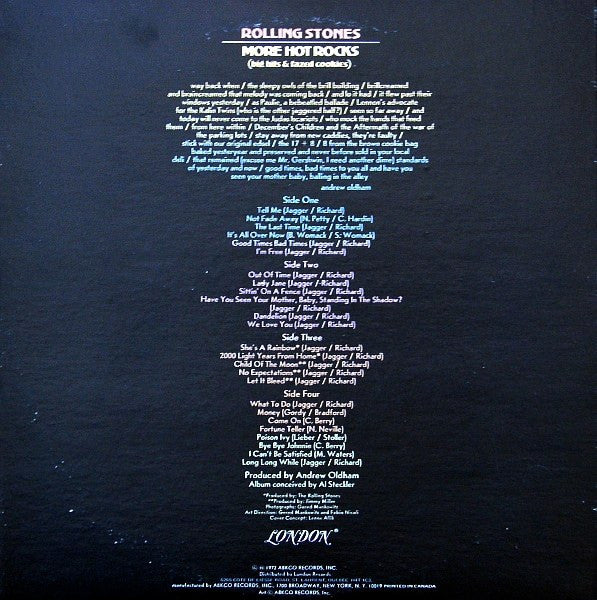 The Rolling Stones – More Hot Rocks (Big Hits & Fazed Cookies) (Used vinyl)