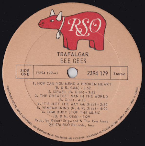 Bee Gees – Trafalgar (Used vinyl)