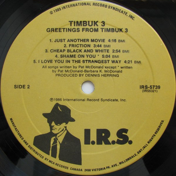 Timbuk 3 – Greetings From Timbuk 3 (Used vinyl)