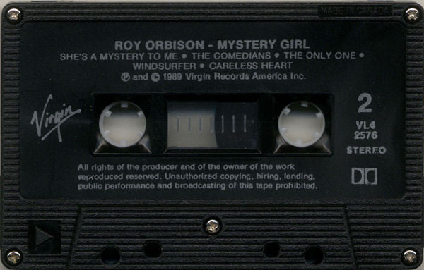 Roy Orbison – Mystery Girl (Used cassette)