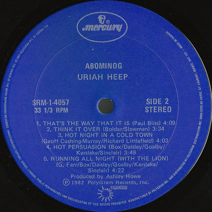 Uriah Heep – Abominog (Used vinyl)