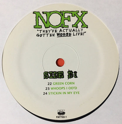 NOFX – They've Actually Gotten Worse Live! (Used vinyl)
