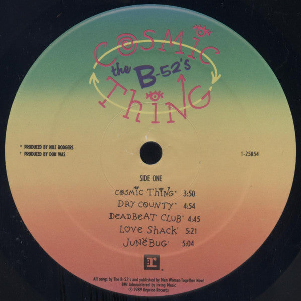 The B-52's – Cosmic Thing (Used vinyl)