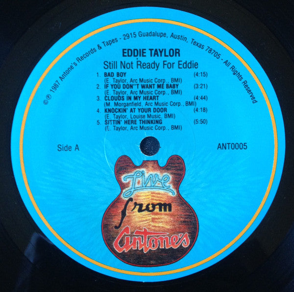 Eddie Taylor – Still Not Ready For Eddie (Used vinyl)