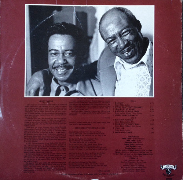 Eddie Taylor – Still Not Ready For Eddie (Used vinyl)