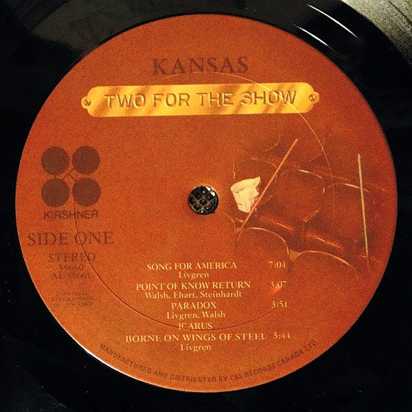 Kansas – Two For The Show (Used vinyl)