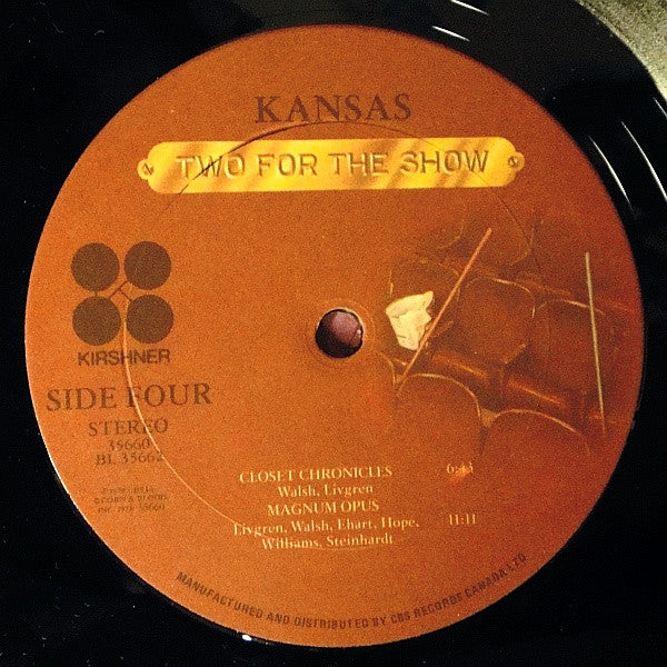 Kansas – Two For The Show (Used vinyl)