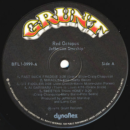 Jefferson Starship – Red Octopus (Used vinyl)