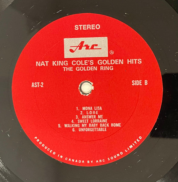 The Golden Ring – Nat King Cole's Golden Hits (Used vinyl)