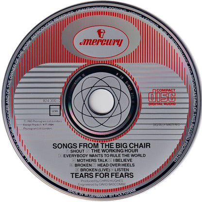Tears For Fears – Songs From The Big Chair (Used CD)