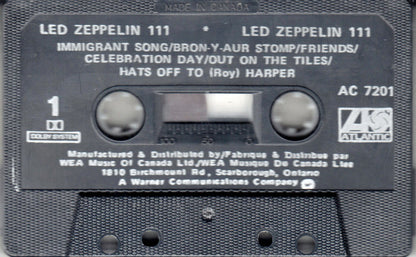 Led Zeppelin – Led Zeppelin III (Used cassette)