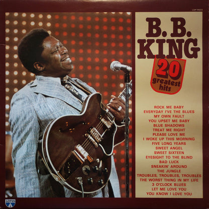 B.B. King – 20 Greatest Hits (Used vinyl)