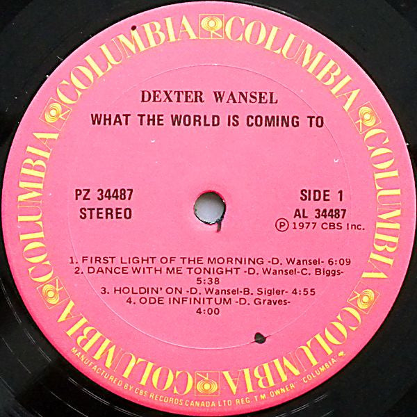 Dexter Wansel – What The World Is Coming To (Used Vinyl)