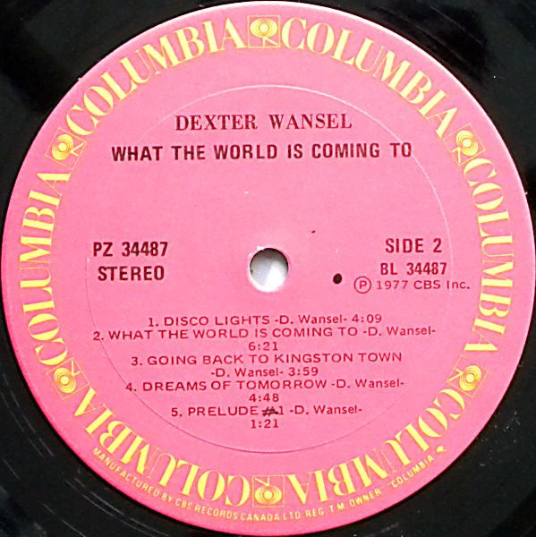 Dexter Wansel – What The World Is Coming To (Used Vinyl)