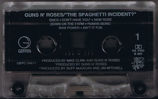 Guns N' Roses – "The Spaghetti Incident?" (Used cassette)