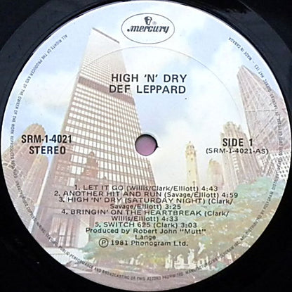 Def Leppard – High 'N' Dry (Used vinyl)