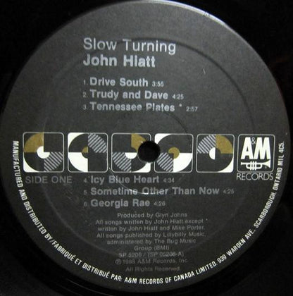 John Hiatt – Slow Turning (Used vinyl)