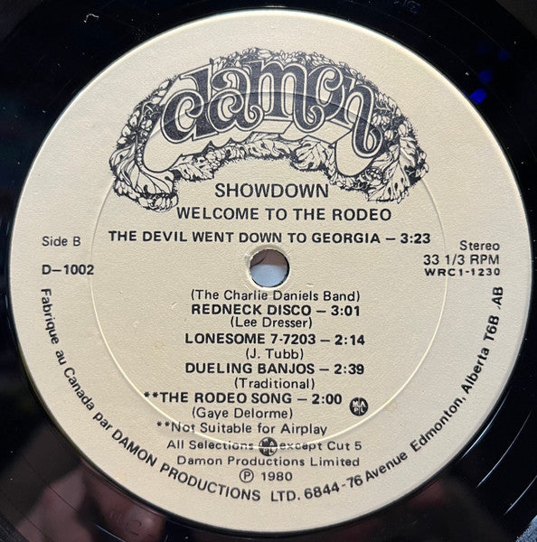 Showdown – Welcome To The Rodeo (Used vinyl)